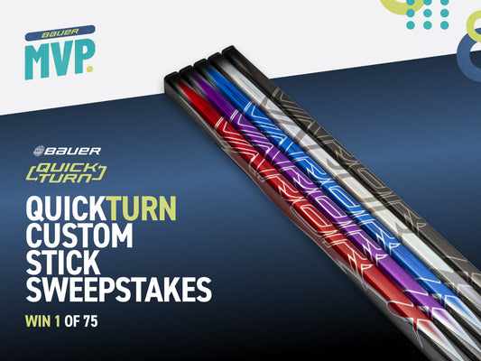BAUER MVP Custom QUICK TURN Stick Sweepstakes