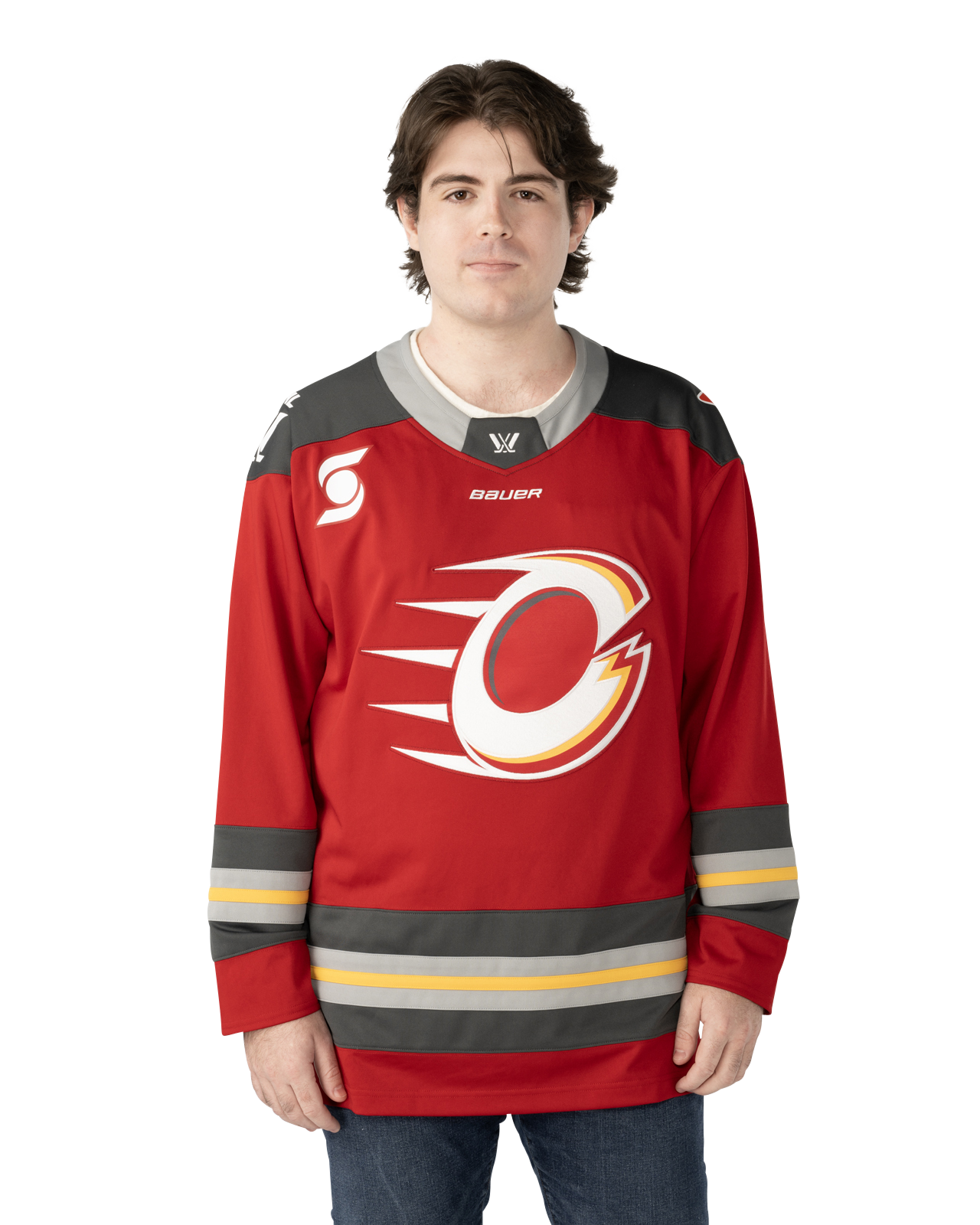 BAUER PWHL JERSEY OTTAWA CHARGE ADULT BAUER PWHL JERSEY OTTAWA CHARGE ADULT