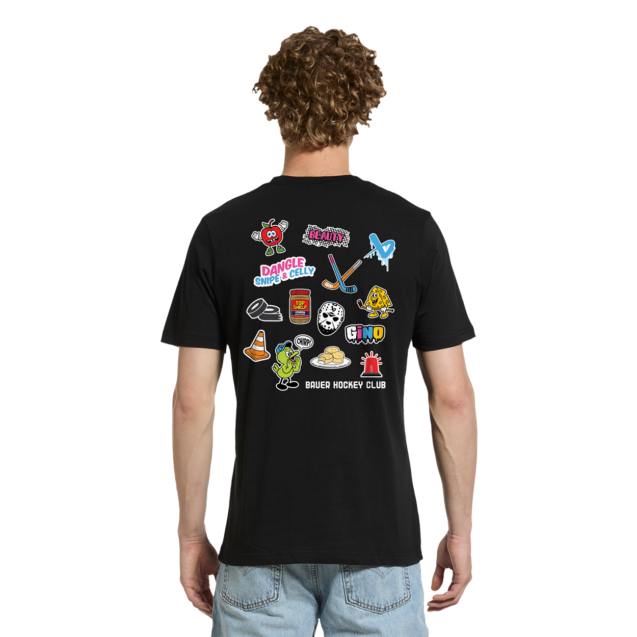 BAUER STICKER TEE SENIOR