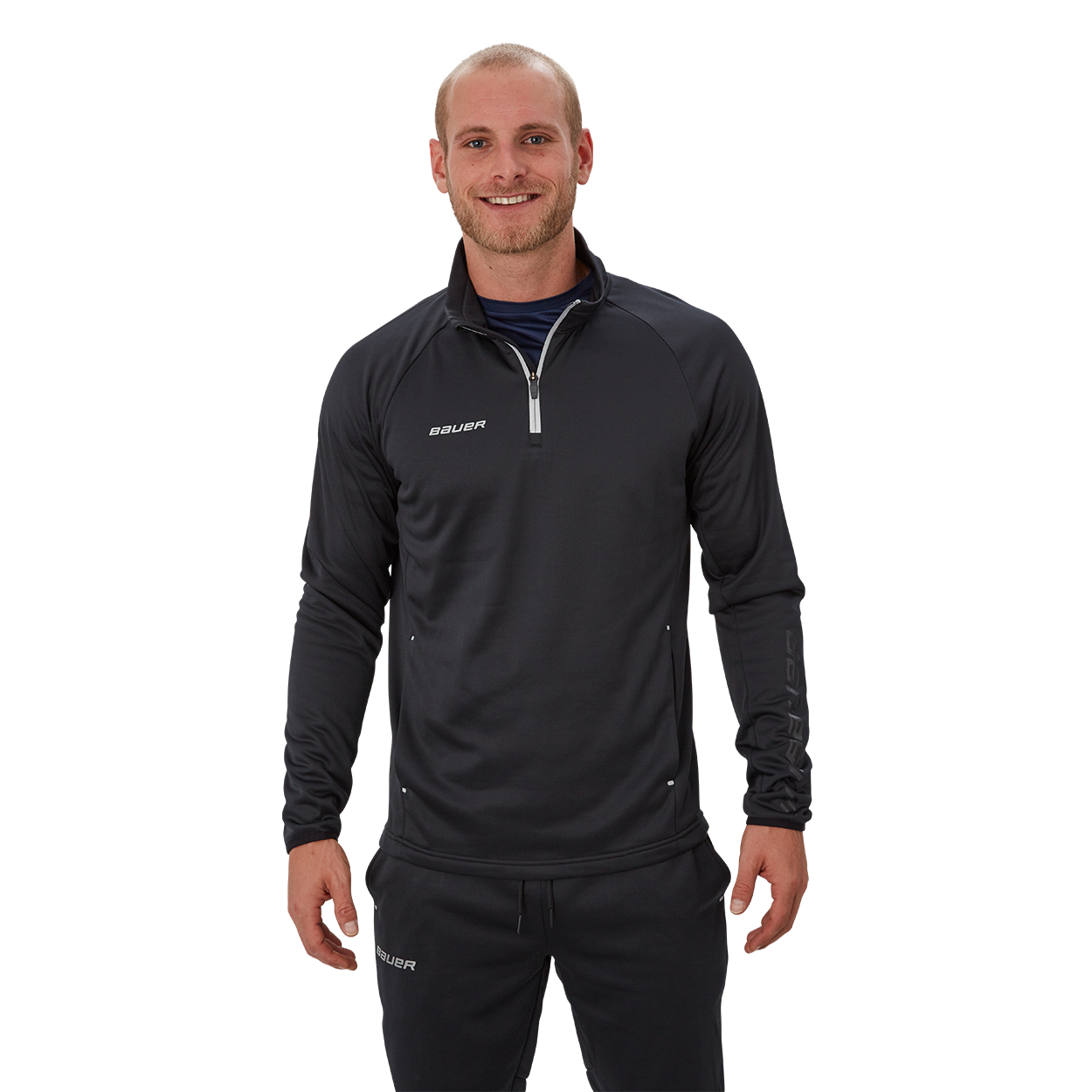 BAUER VAPOR FLEECE QUARTER ZIP YOUTH