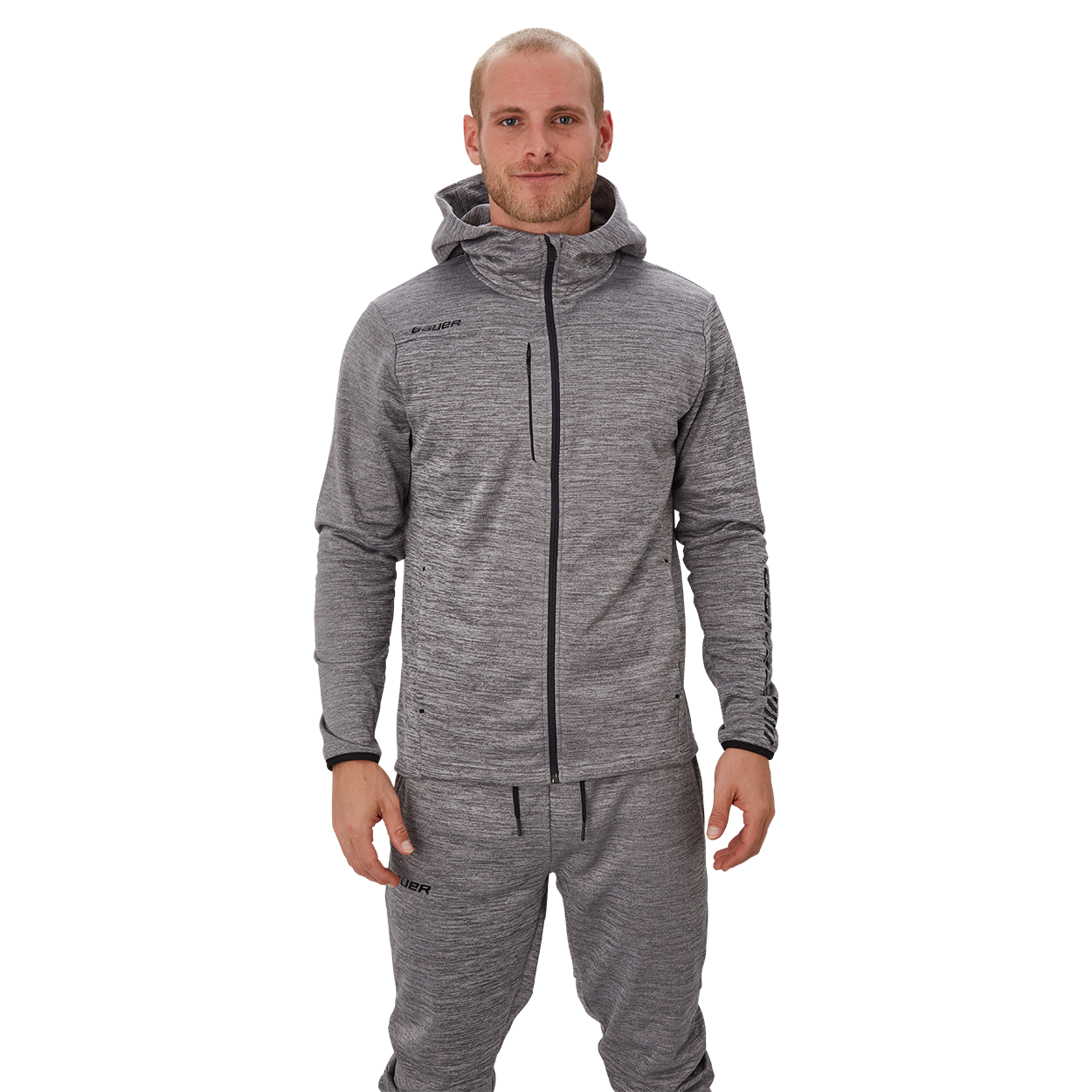 BAUER VAPOR FLEECE ZIP HOODIE SENIOR
