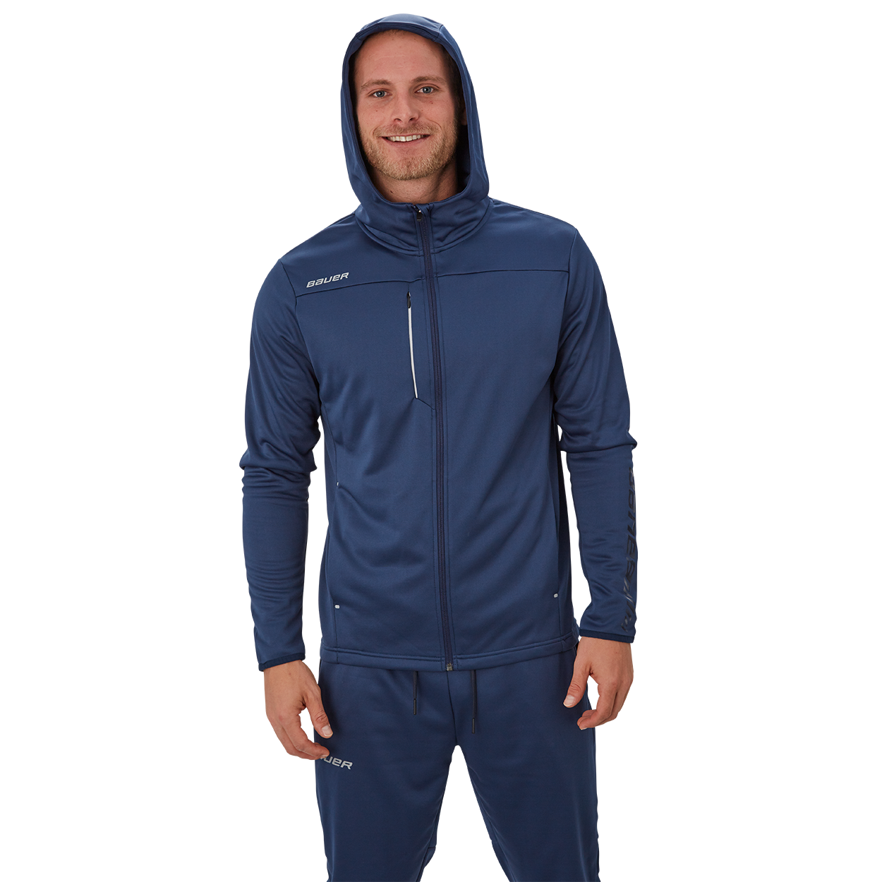 BAUER VAPOR FLEECE ZIP HOODIE SENIOR