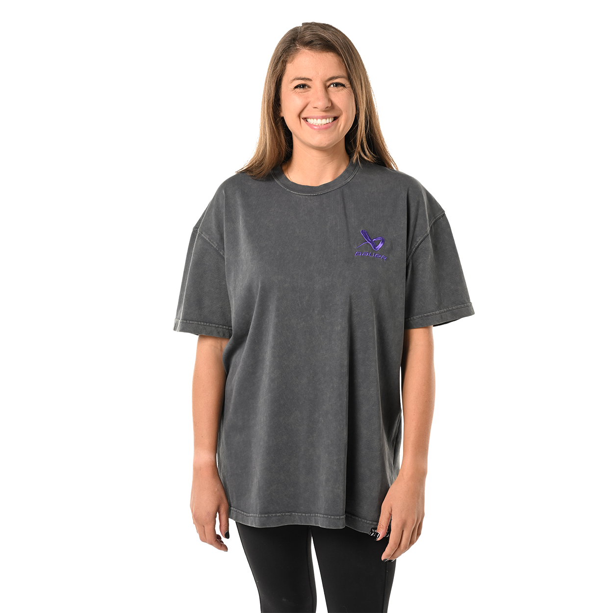 BAUER ACID WASH BOX TEE SENIOR
