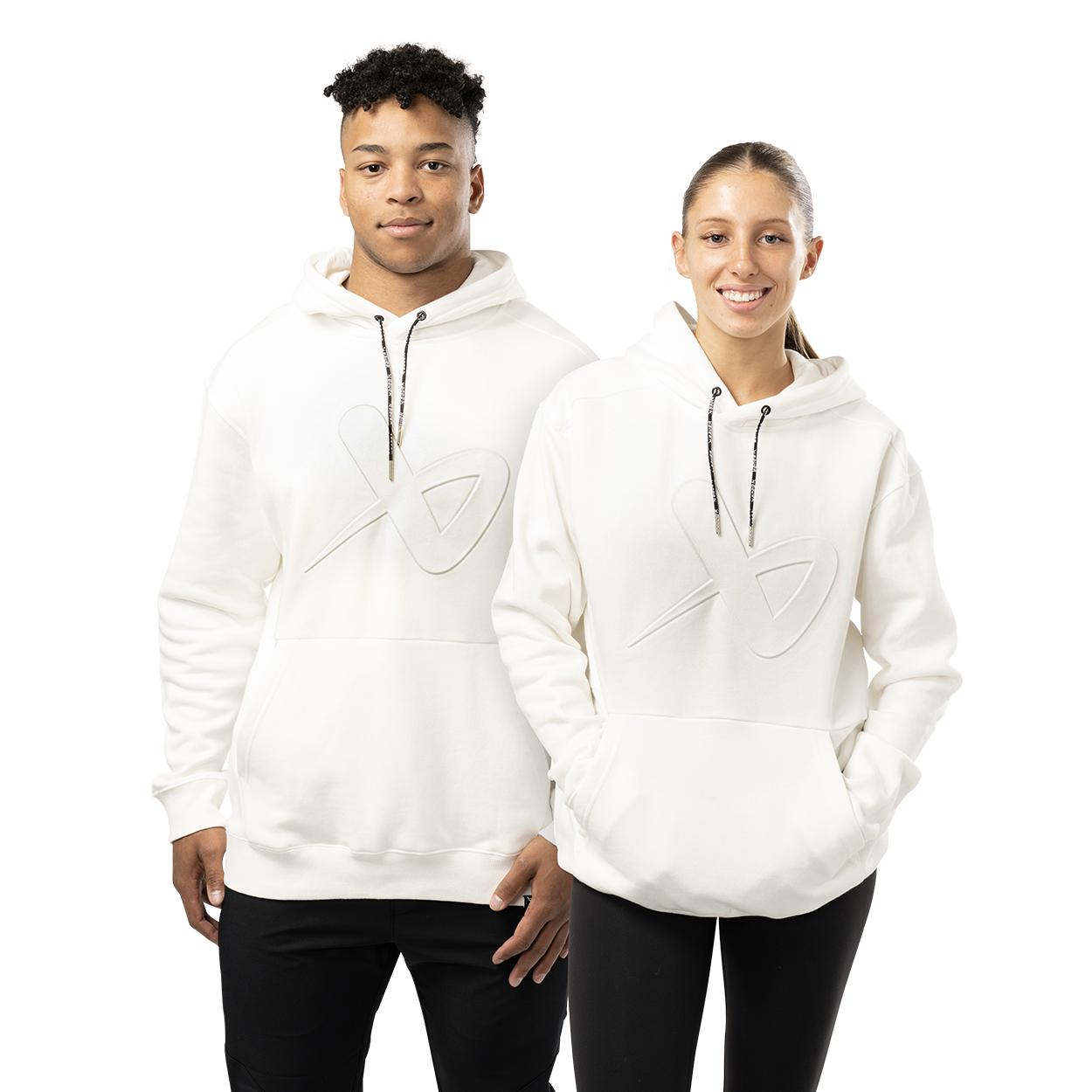 BAUER EMBOSSED FLEECE HOODIE SENIOR