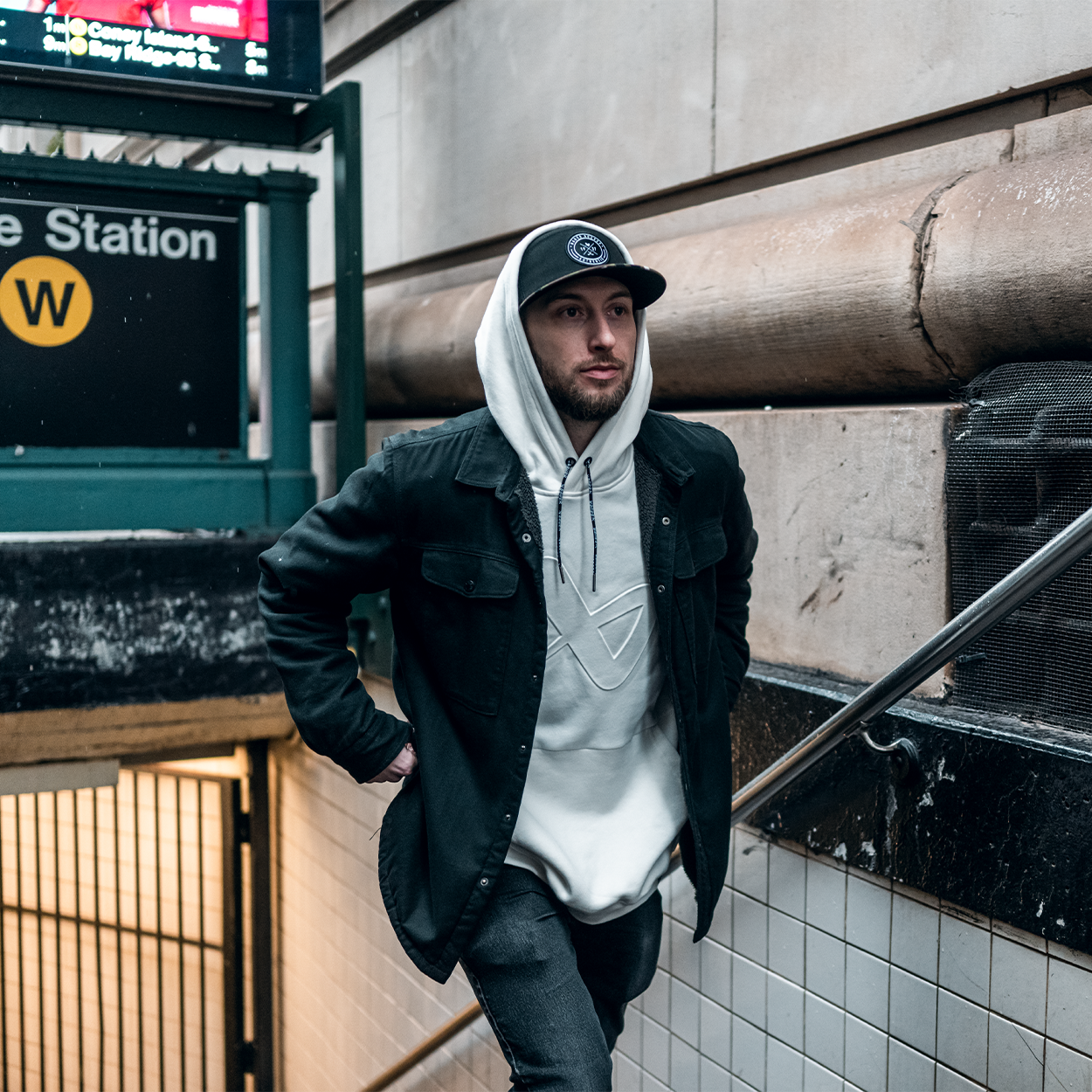 BAUER EMBOSSED FLEECE HOODIE SENIOR