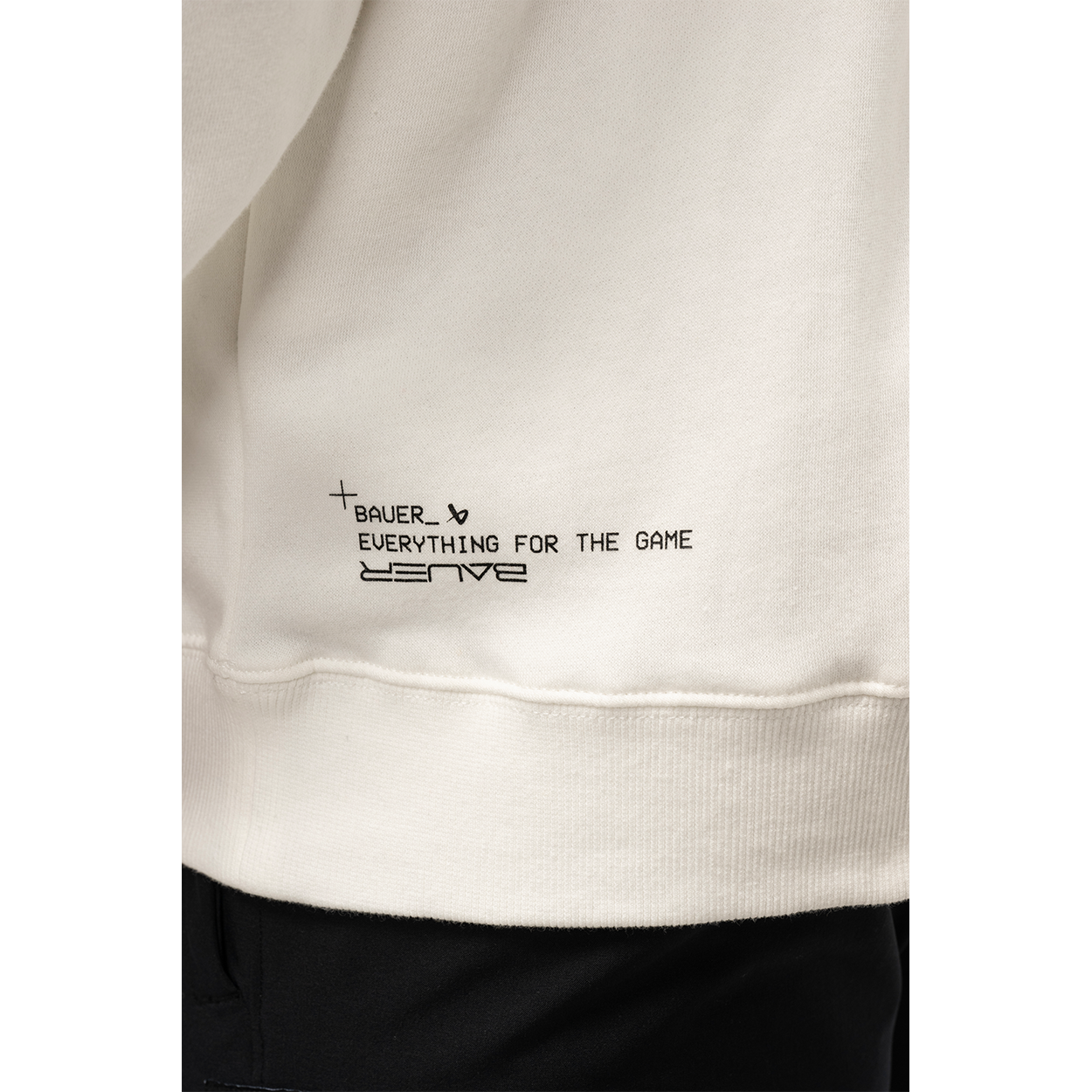 BAUER EMBOSSED FLEECE HOODIE SENIOR