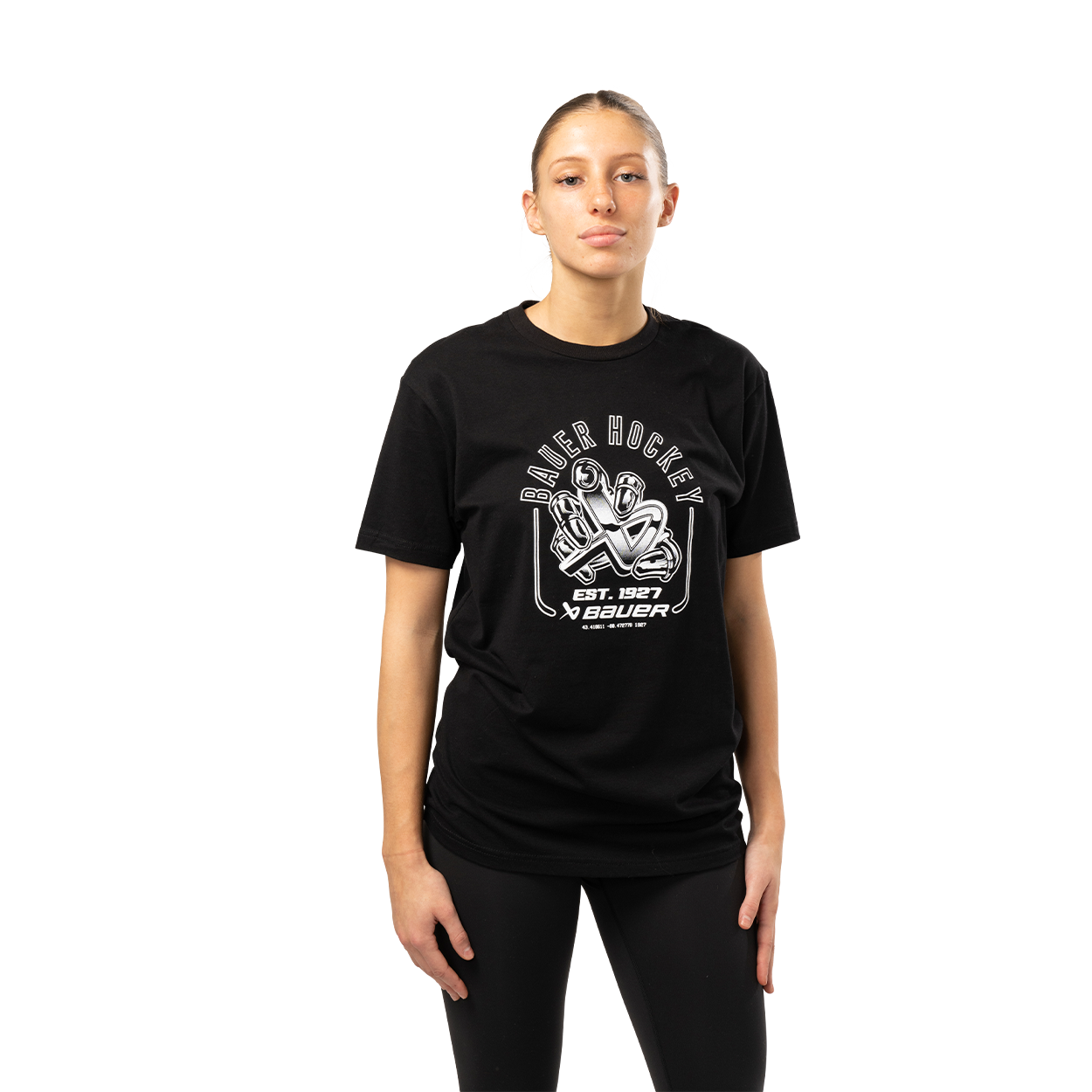 BAUER SHORTSLEEVE ICON GRAB TEE SENIOR