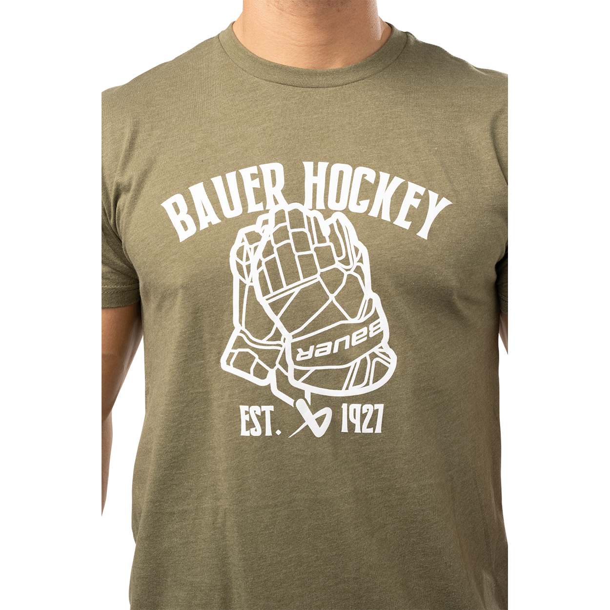 BAUER SHORTSLEEVE HOCKEY GLOVE TEE SENIOR