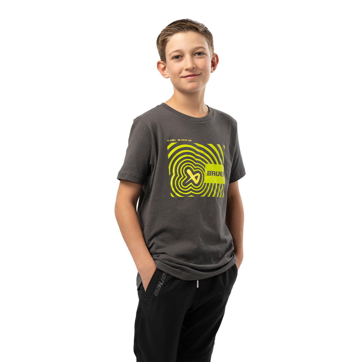 BAUER SHORTSLEEVE ICON ILLUSION TEE YOUTH
