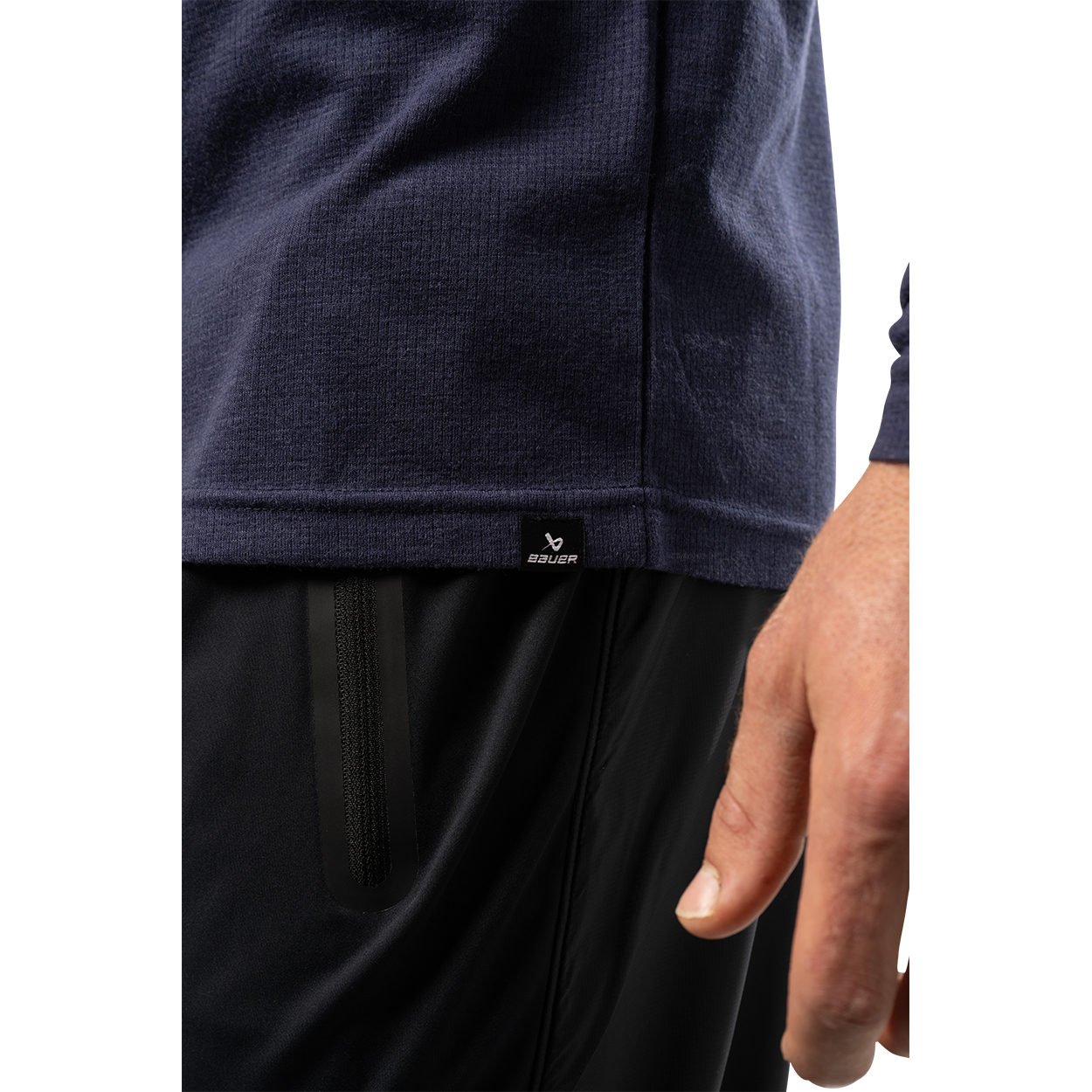 BAUER FLC MERINO LONGLSEEVE TECH TEE SENIOR