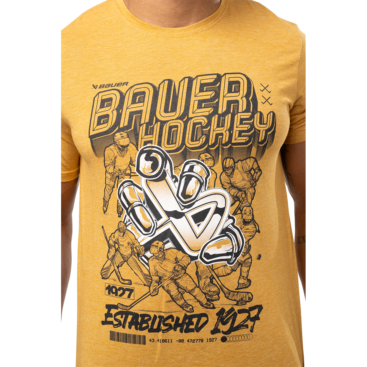 BAUER SHORTSLEEVE ICON SKATER TEE SENIOR