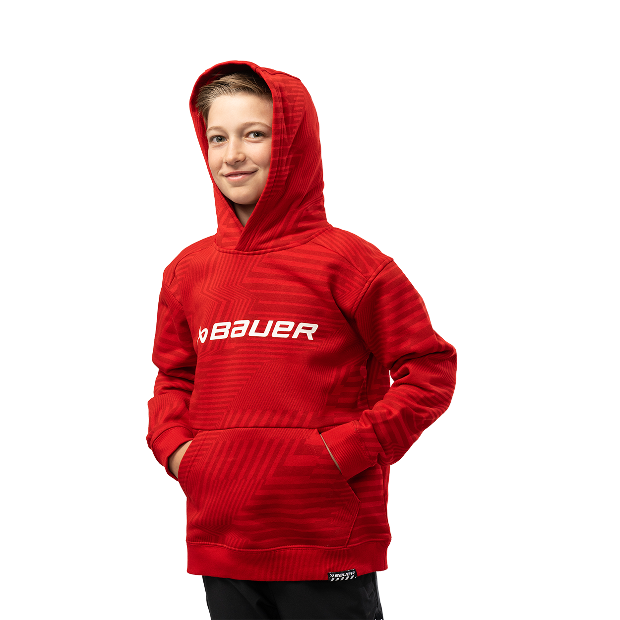 BAUER GRAPHIC STRIPE HOODIE YOUTH