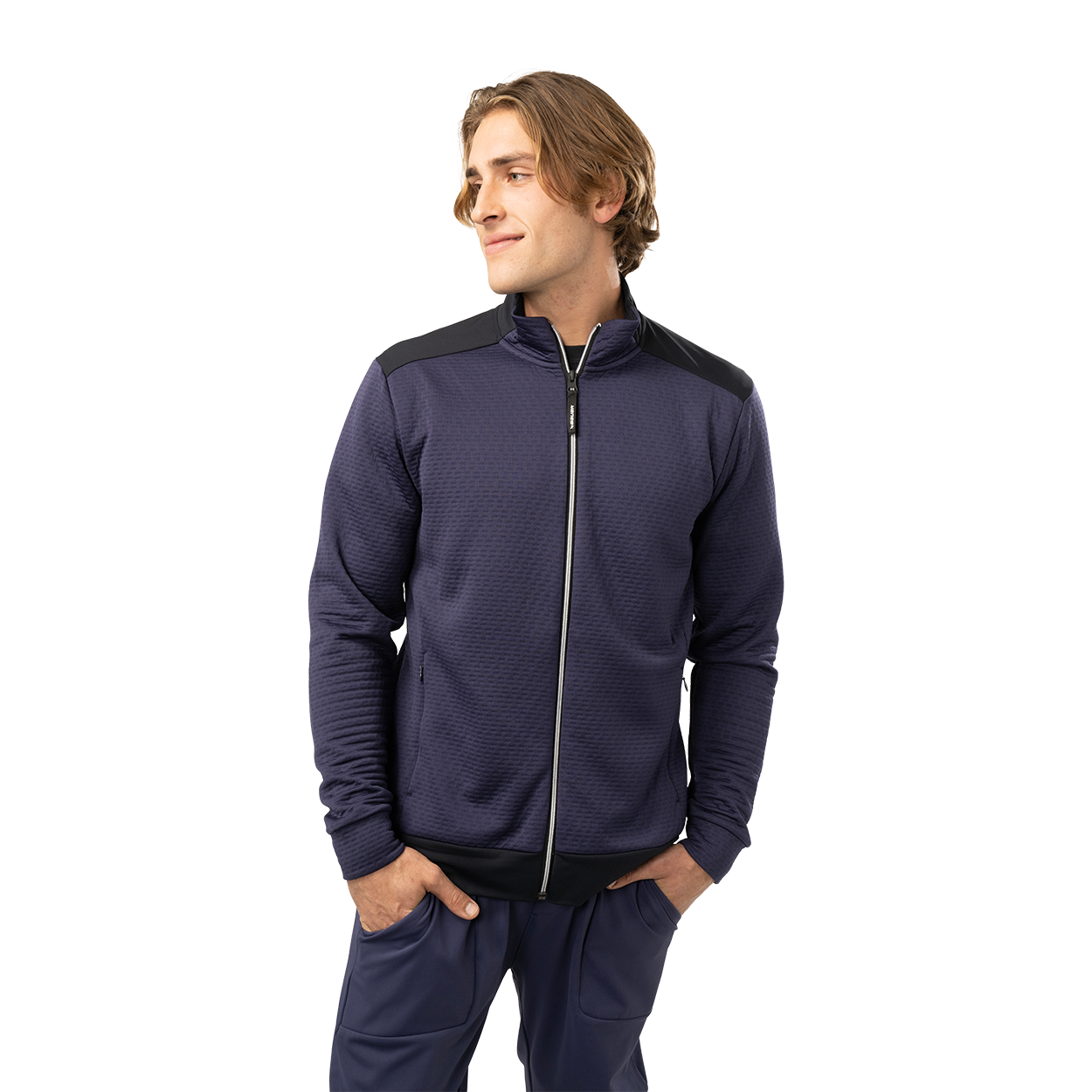 BAUER FLC TEXTURED FULL ZIP SENIOR