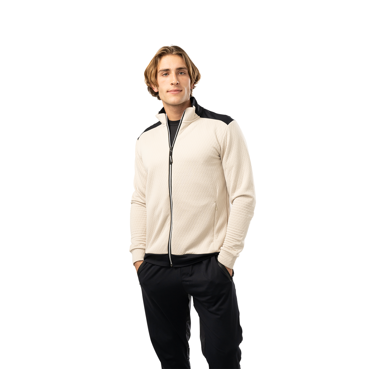 BAUER FLC TEXTURED FULL ZIP SENIOR