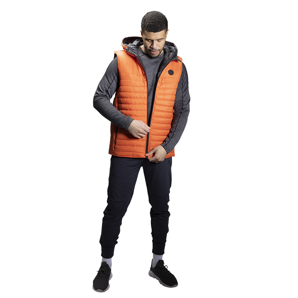 BAUER FLC HOODED PUFFER VEST SENIOR