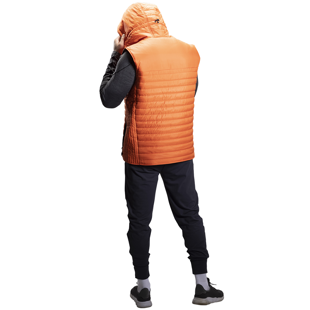 BAUER FLC HOODED PUFFER VEST SENIOR