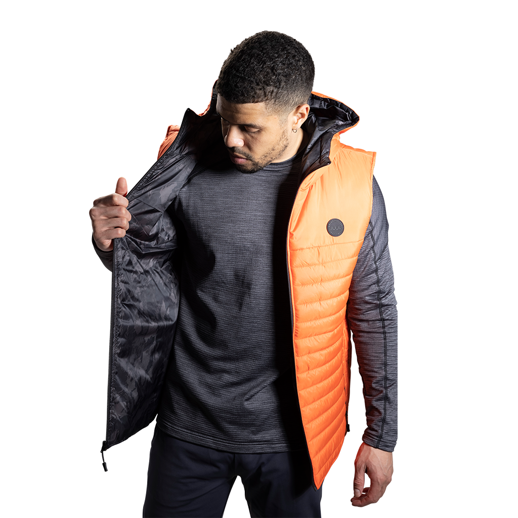 BAUER FLC HOODED PUFFER VEST SENIOR