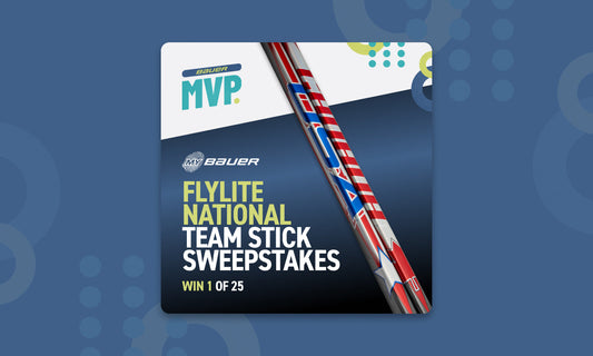 BAUER MVP FLYLITE NATIONAL TEAM STICK SWEEPSTAKES