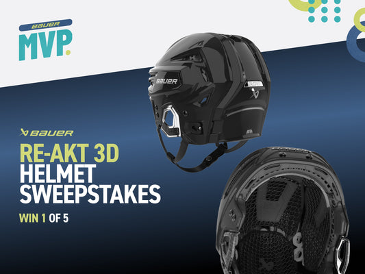 BAUER MVP RE-AKT 3D HELMET SWEEPSTAKES