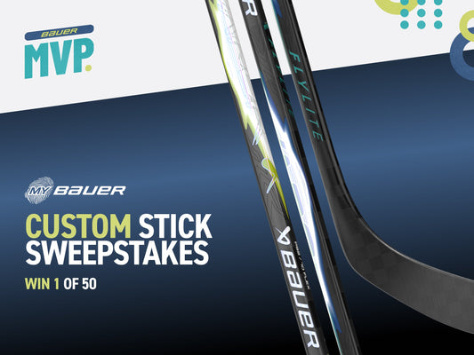 BAUER MVP CUSTOM STICK SWEEPSTAKES