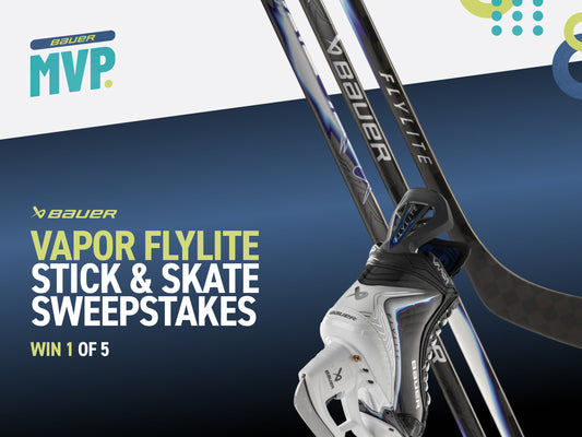BAUER MVP VAPOR FLYLITE STICK & SKATE SWEEPSTAKES