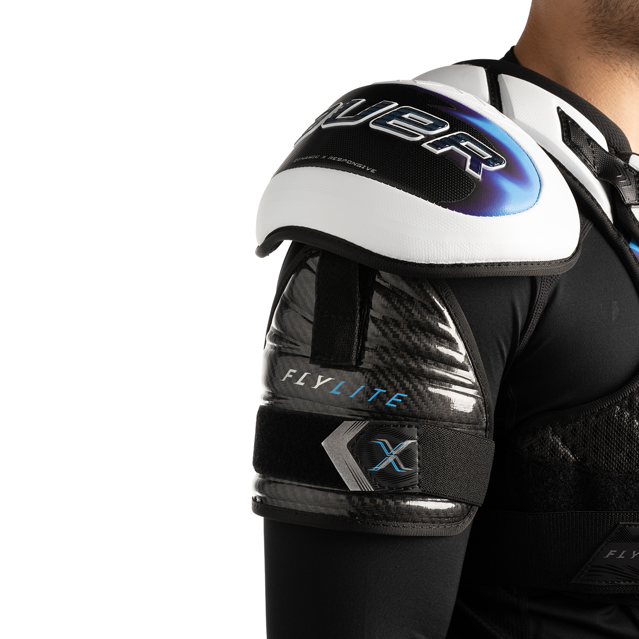 BAUER VAPOR FLYLITE SHOULDER PAD SENIOR
