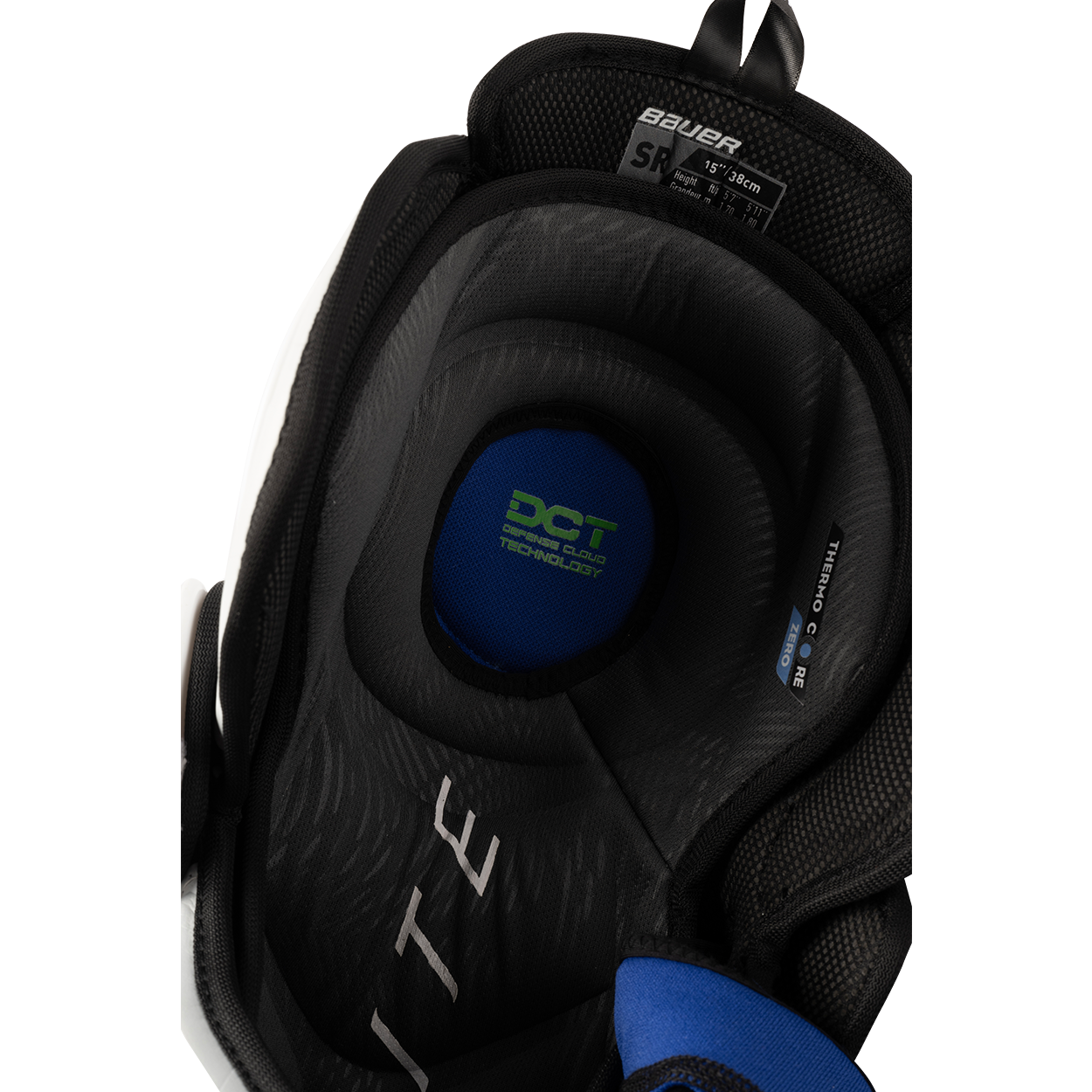 BAUER VAPOR FLYLITE SHIN GUARD SENIOR