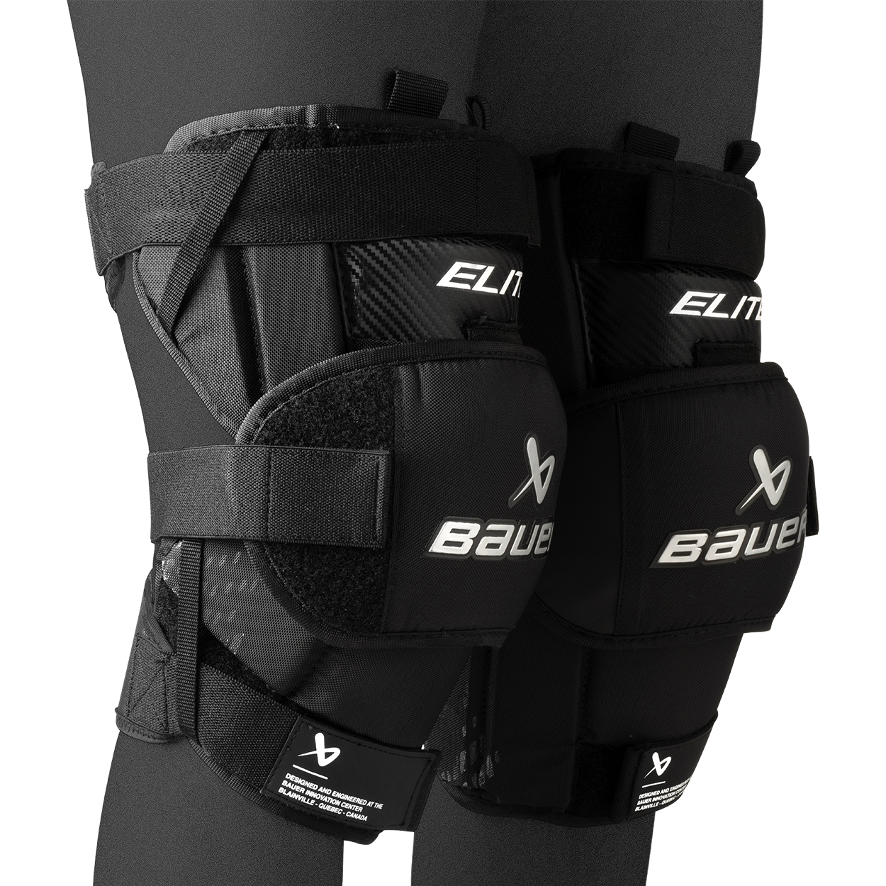 BAUER - BAUER ELITE ニーパッド シニア SR Bauer Elite Senior Goalie Knee Guards