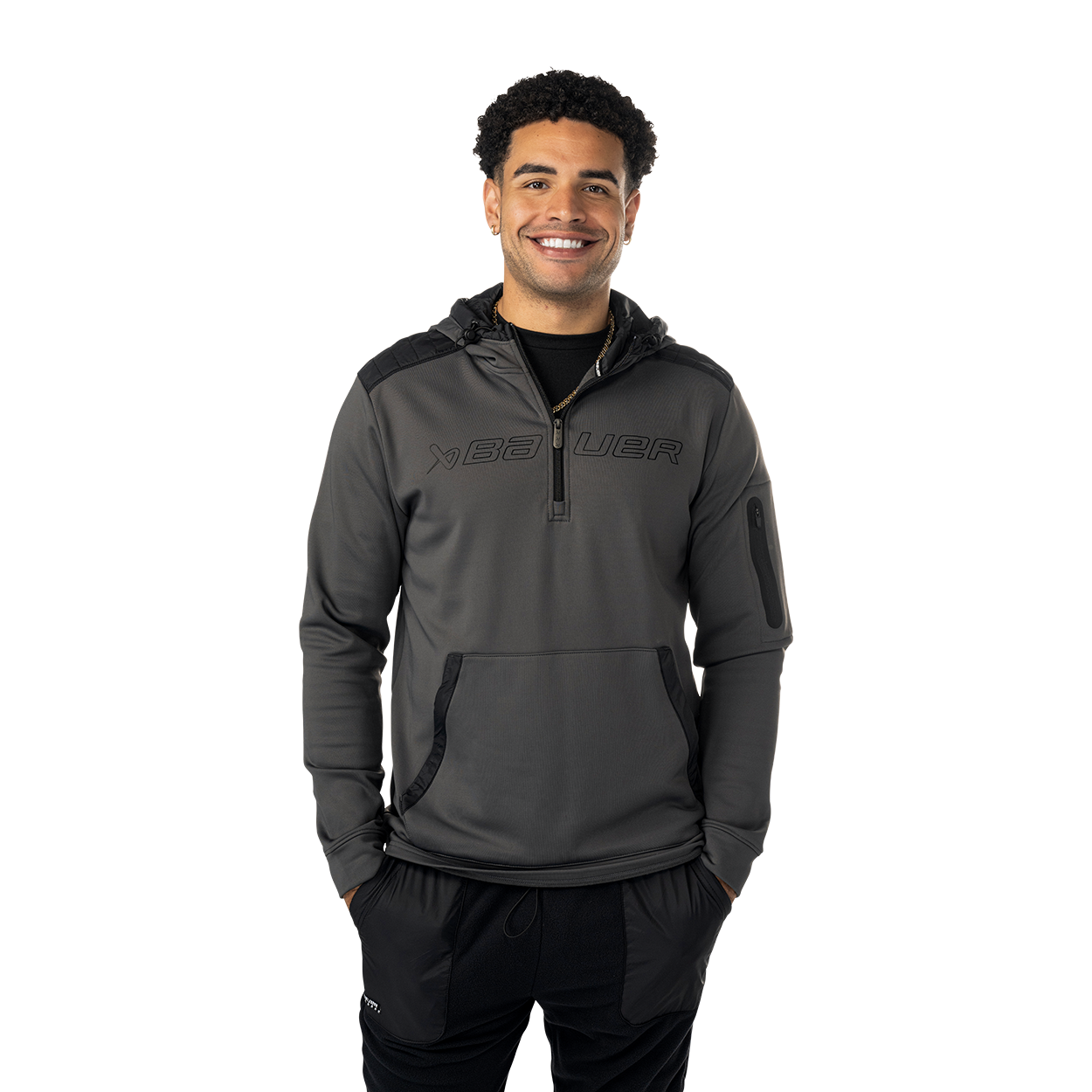 BAUER Cold Front ½ Zip Hoodie Senior