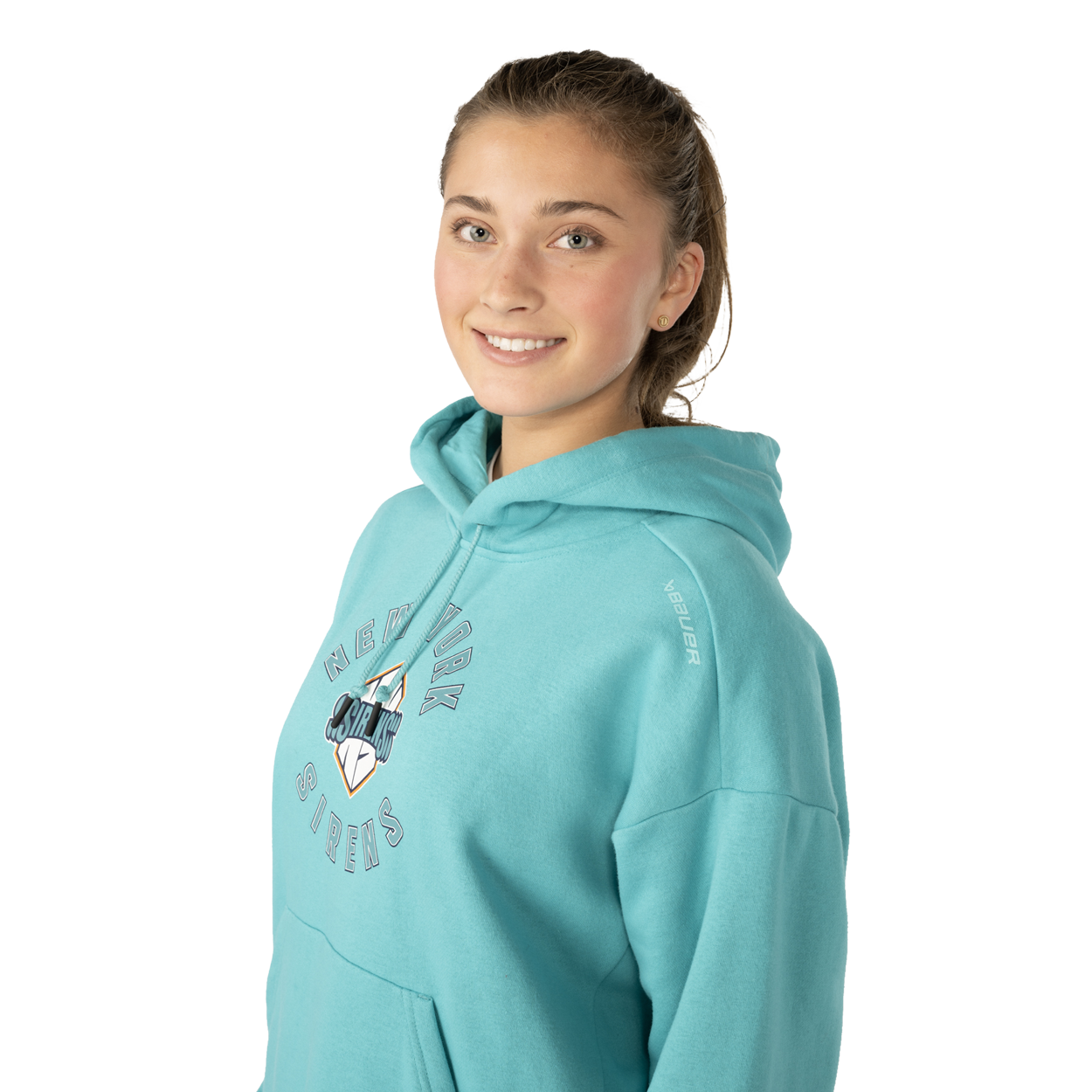 BAUER PWHL TEAM ULTIMATE HOODIE WOMENS NEW YORK SIRENS