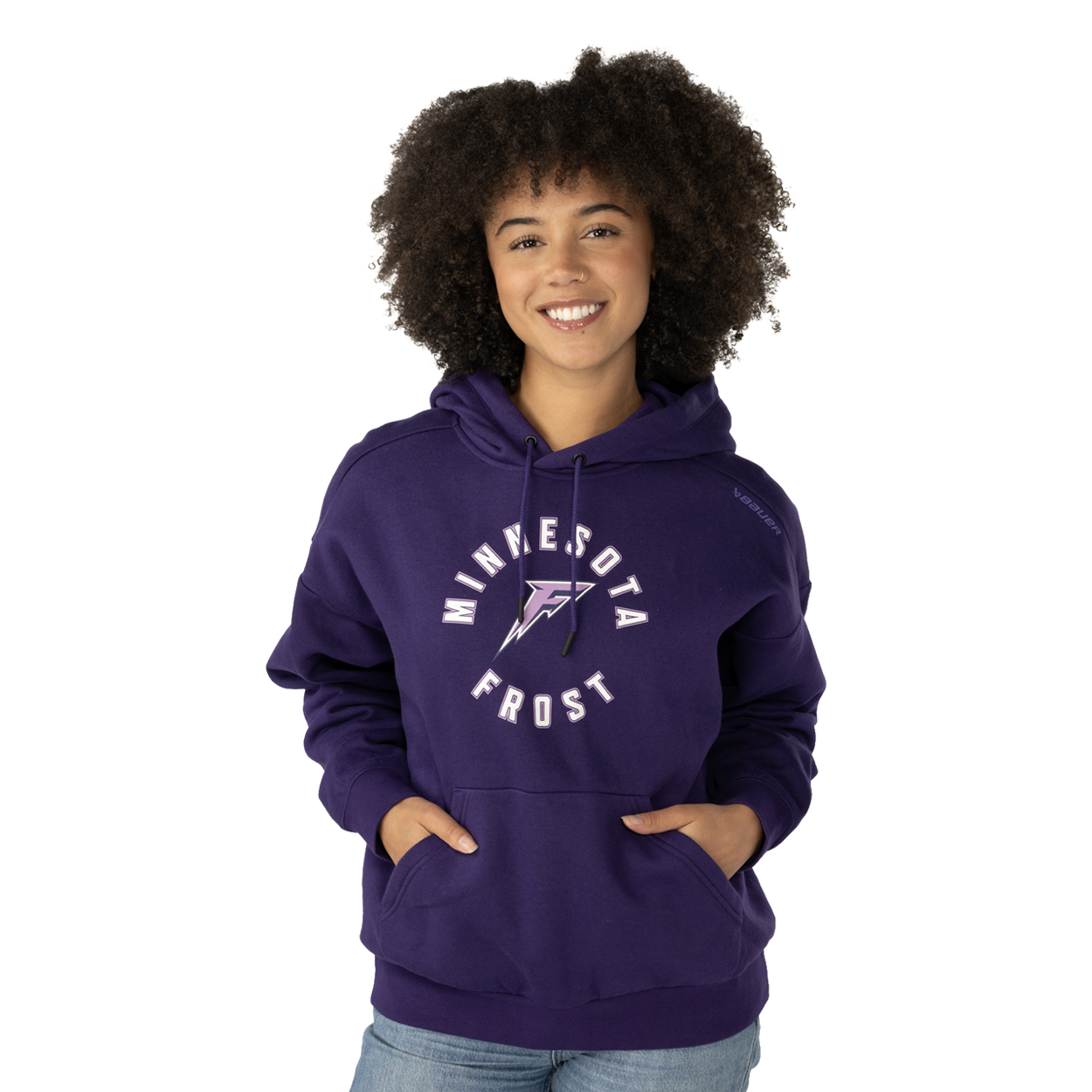 BAUER PWHL TEAM ULTIMATE HOODIE WOMENS MINNESOTA FROST