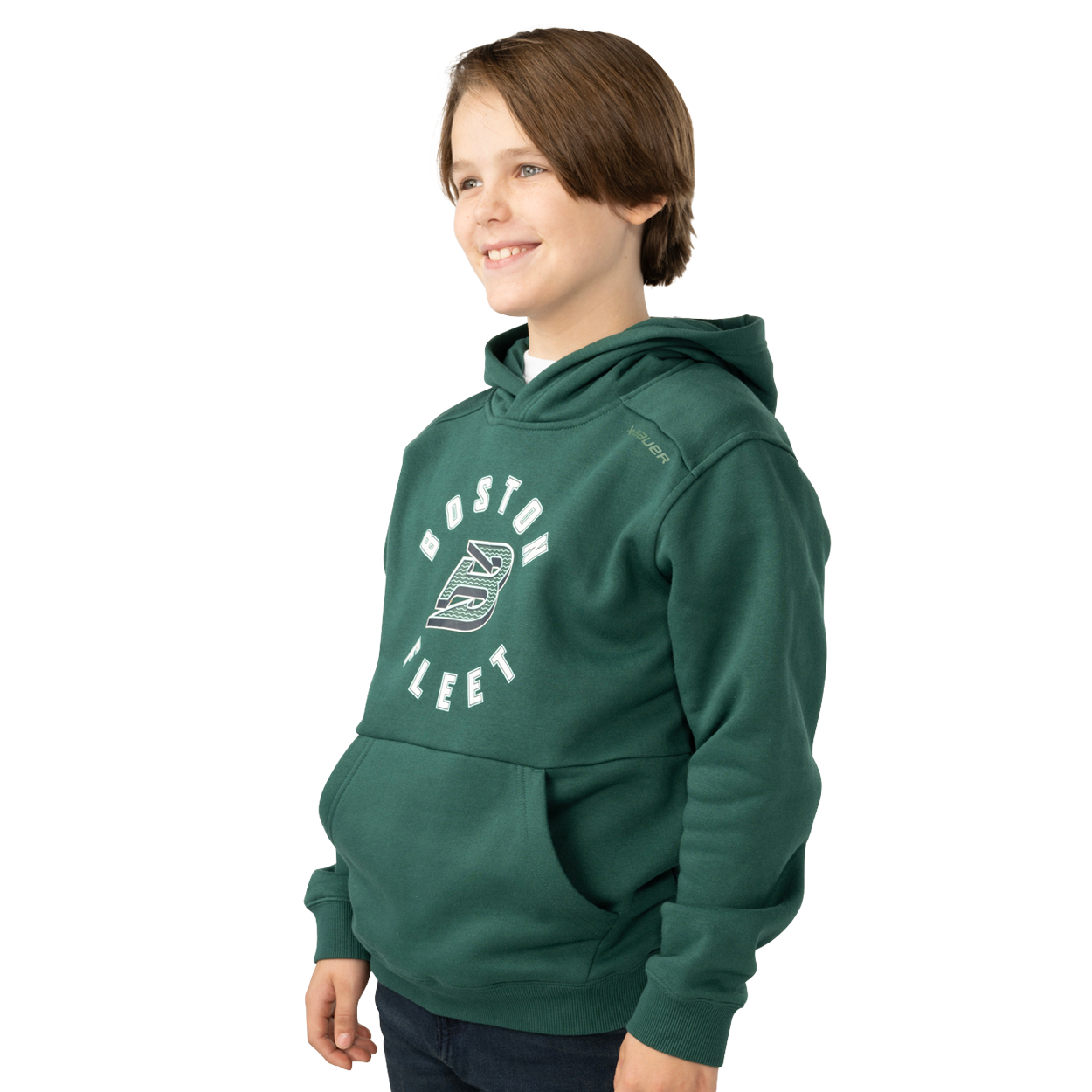 BAUER PWHL TEAM ULTIMATE HOODIE YOUTH BOSTON FLEET