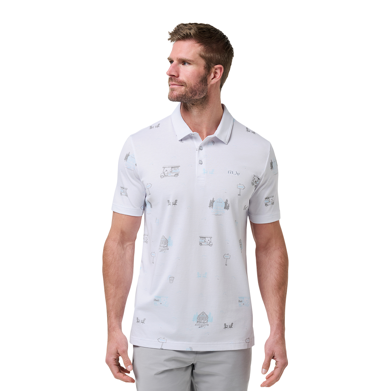 BAUER X TRAVISMATHEW SNOW CHANCE POLO