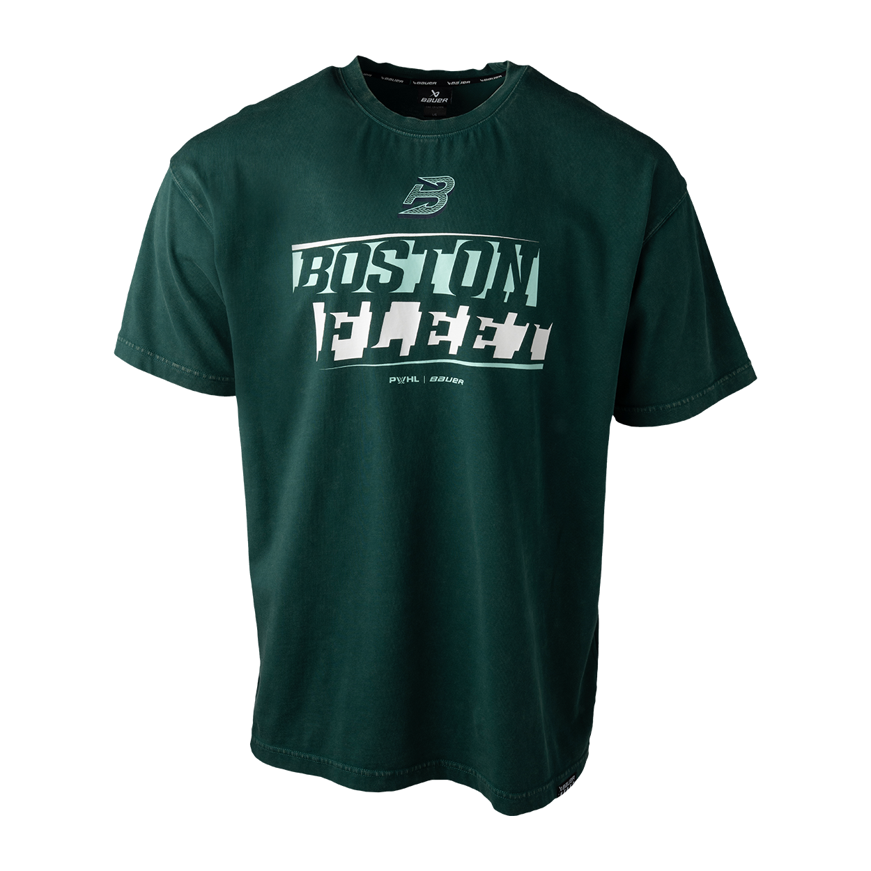 BAUER PWHL BOXY TEE SENIOR BOSTON