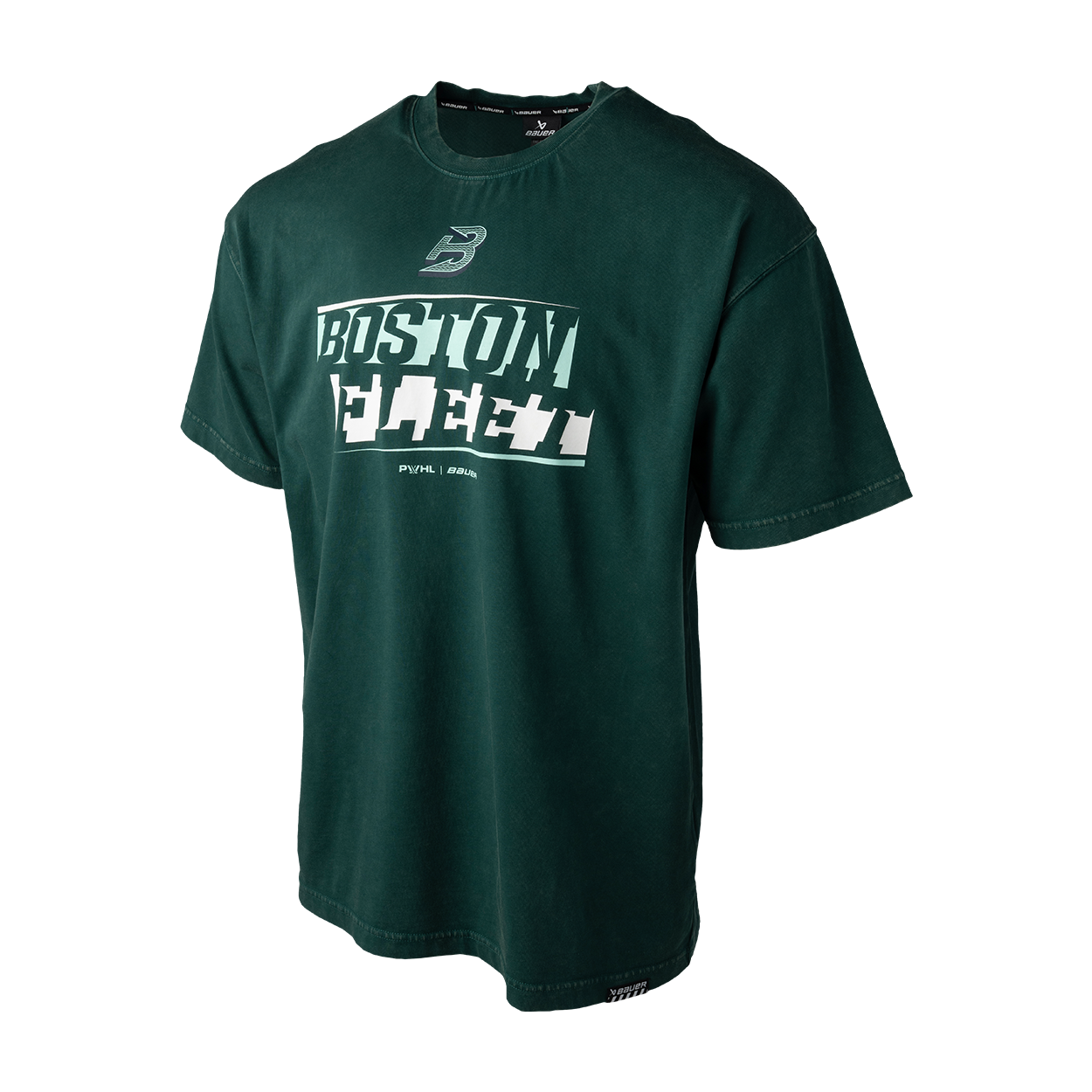 BAUER PWHL BOXY TEE SENIOR BOSTON