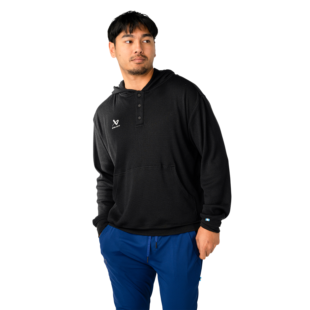 BAUER Waffle Half-Snap Hoodie