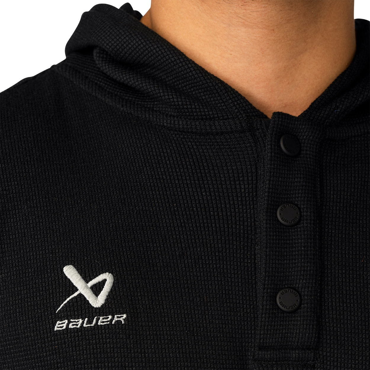 BAUER Waffle Half-Snap Hoodie