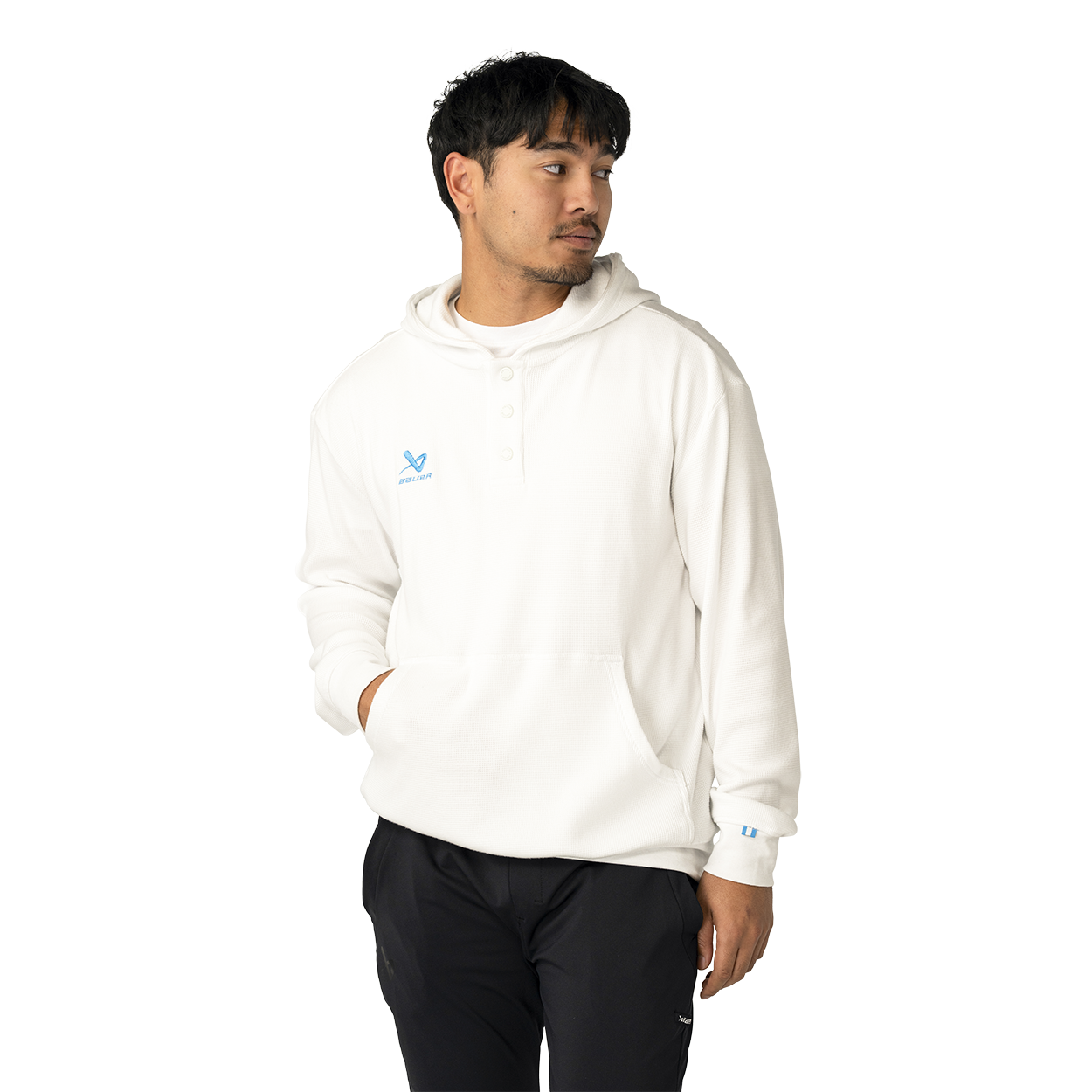 BAUER Waffle Half-Snap Hoodie