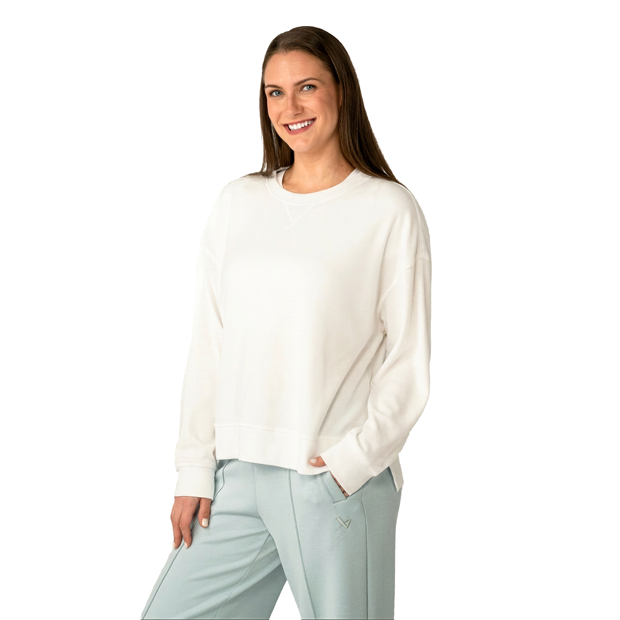 BAUER Women's Waffle Crew Neck