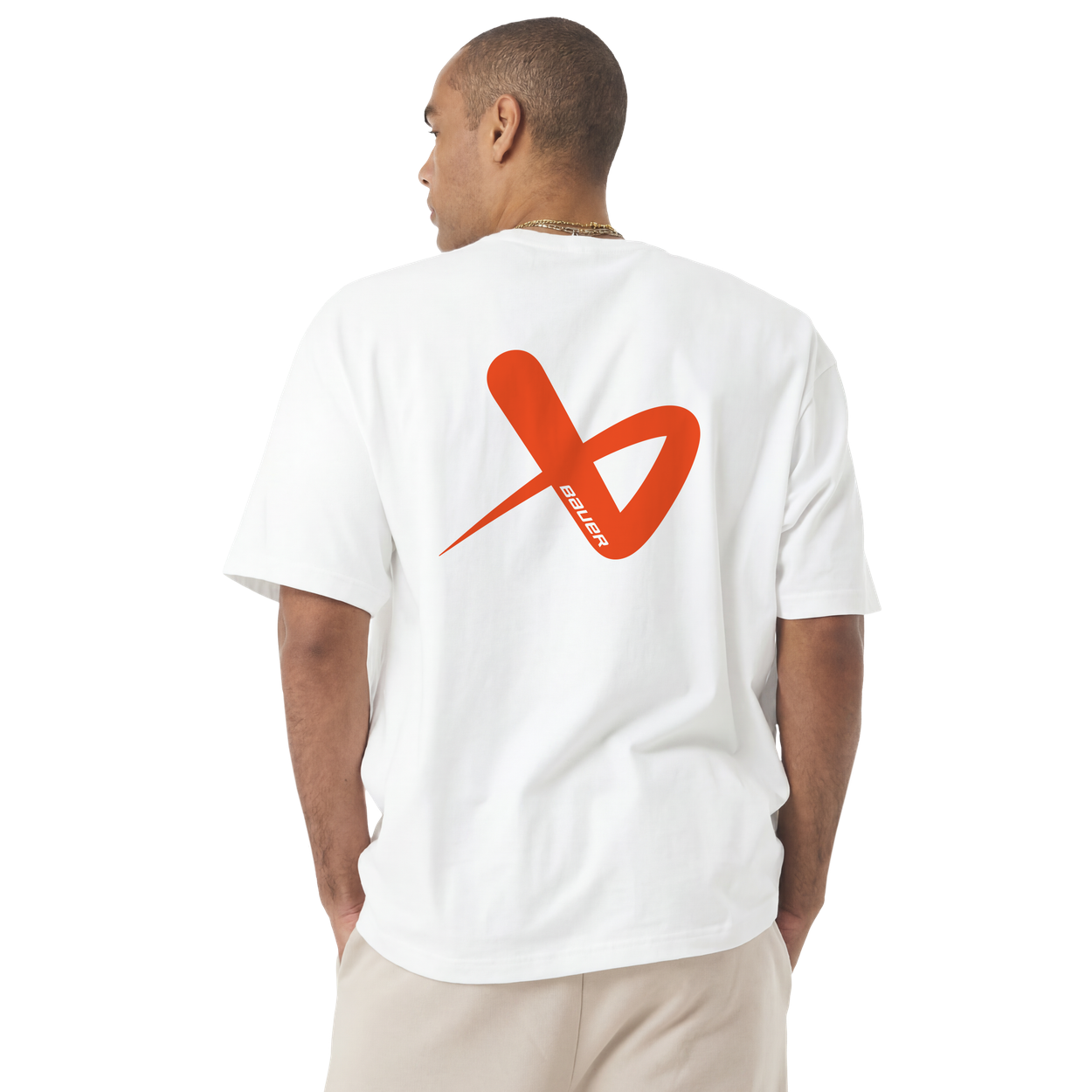 BAUER SWAGGY BIO BOXY TEE SENIOR