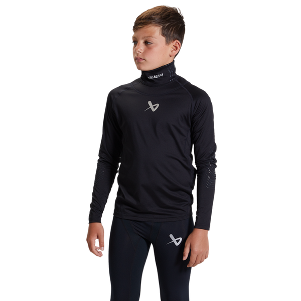 Compression Shirt Men Long Sleeve TronX Cut-Resistant Hockey Shirt