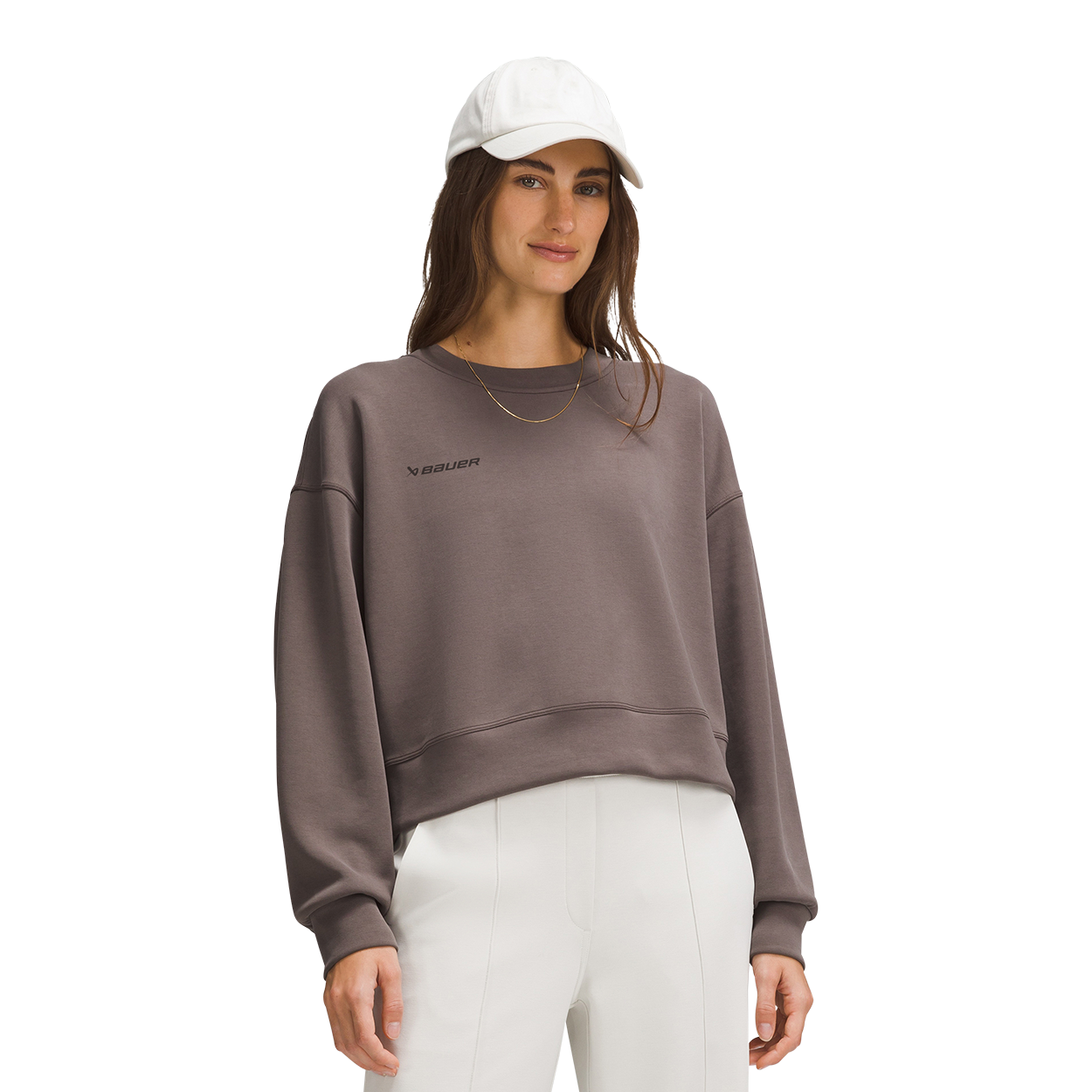 BAUER lululemon CROP CREW WOMENS