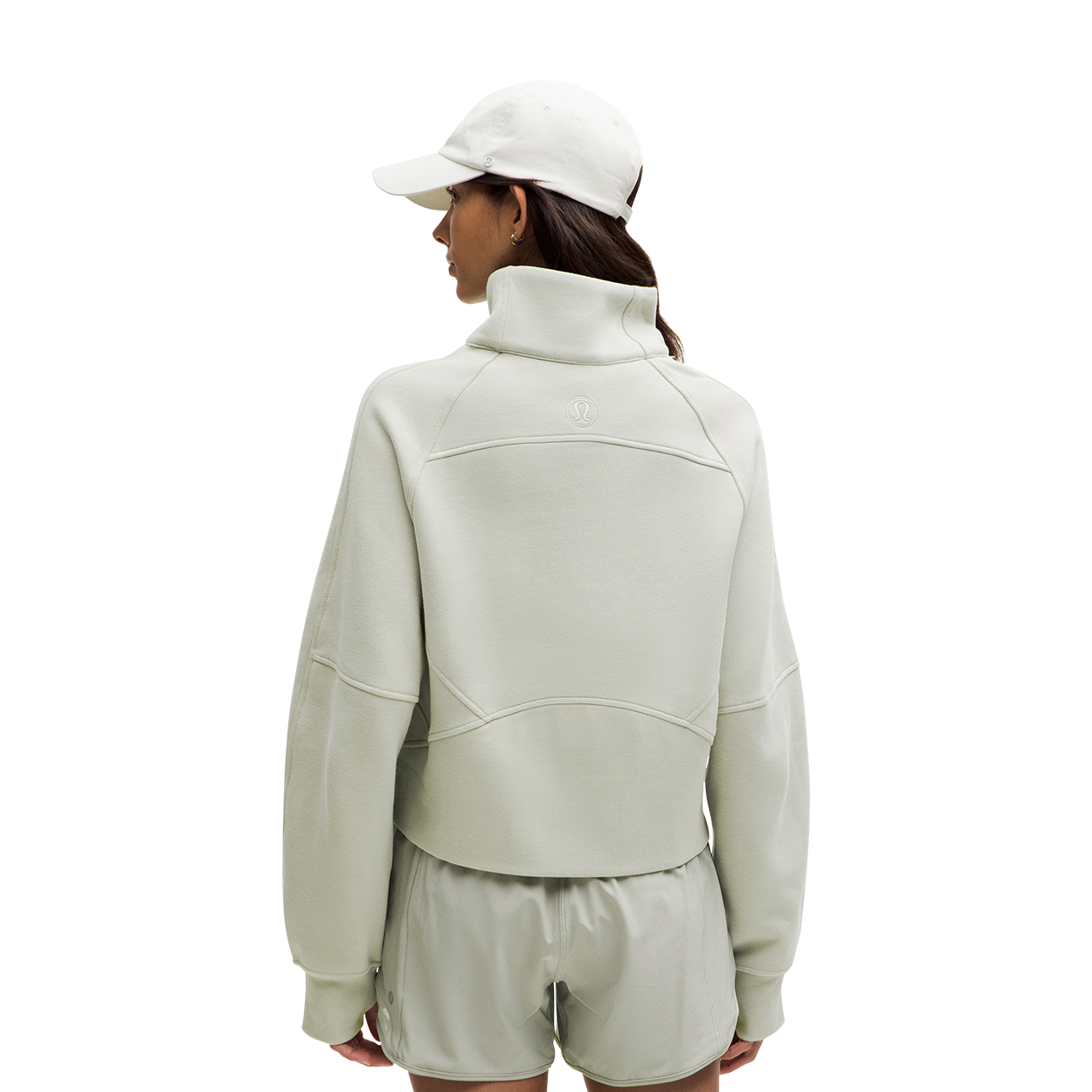 BAUER lululemon SCUBA FUNNEL 1/2 ZIP WOMENS