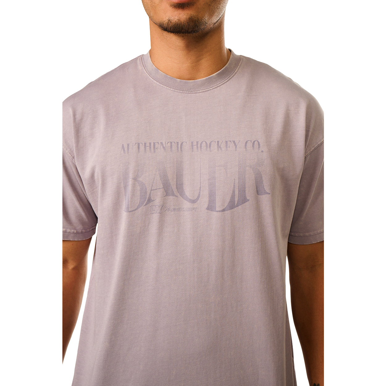 BAUER WASHOUT TEE LILAC