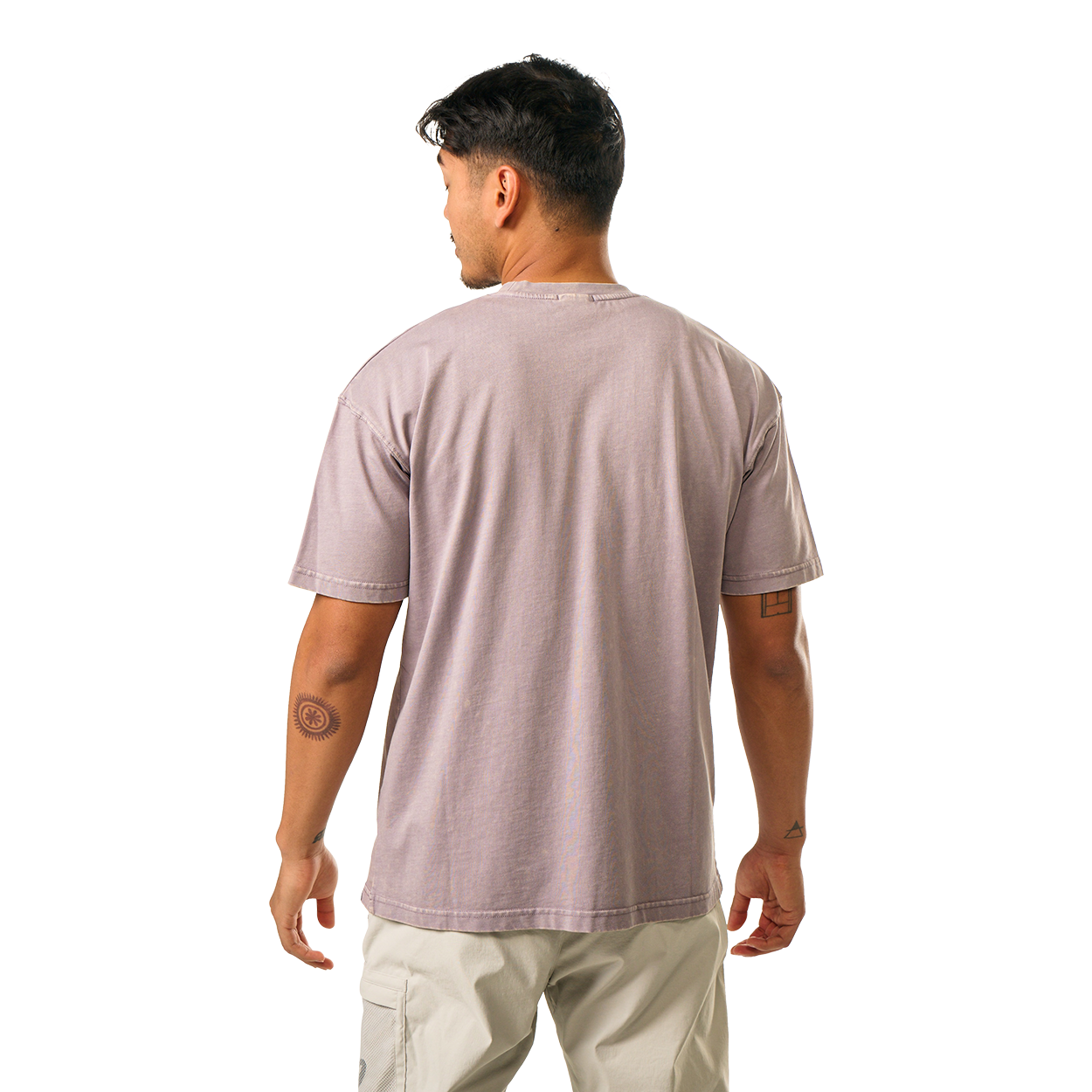 BAUER WASHOUT TEE LILAC