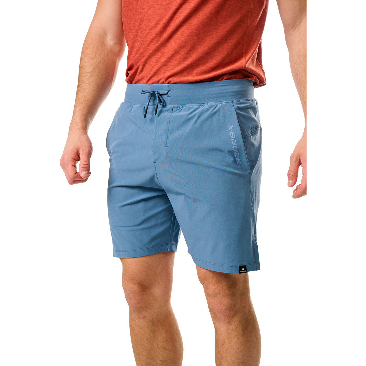 BAUER FORECHECK TRAINING SHORT BLUE