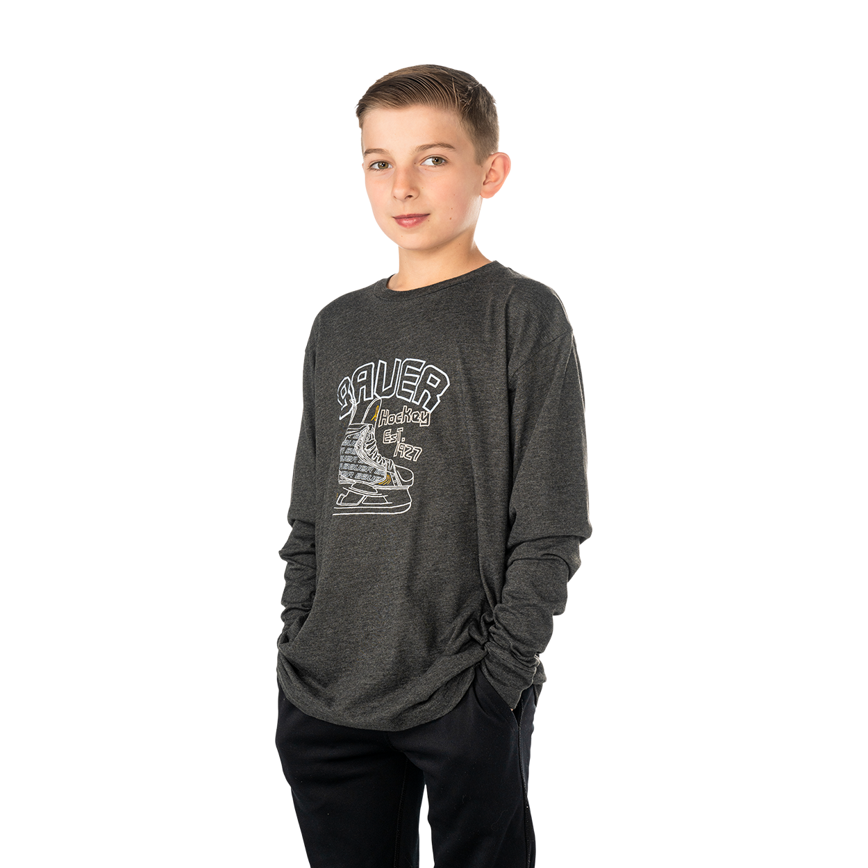 BAUER Foundation Long Sleeve Youth