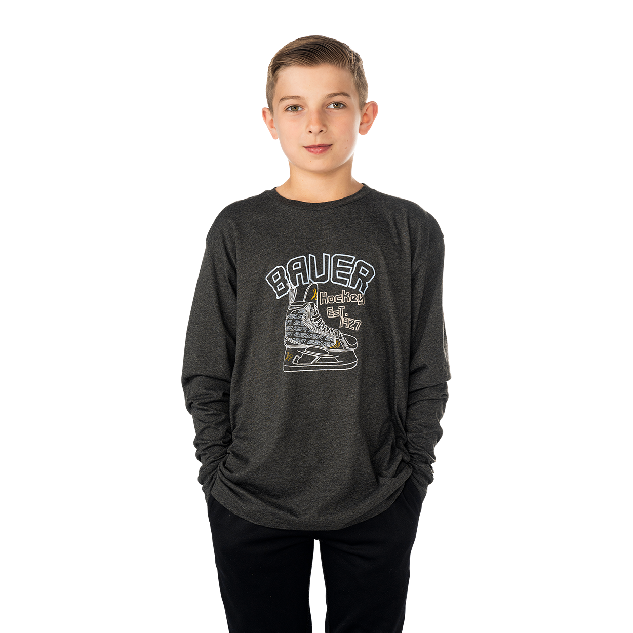 BAUER Foundation Long Sleeve Youth