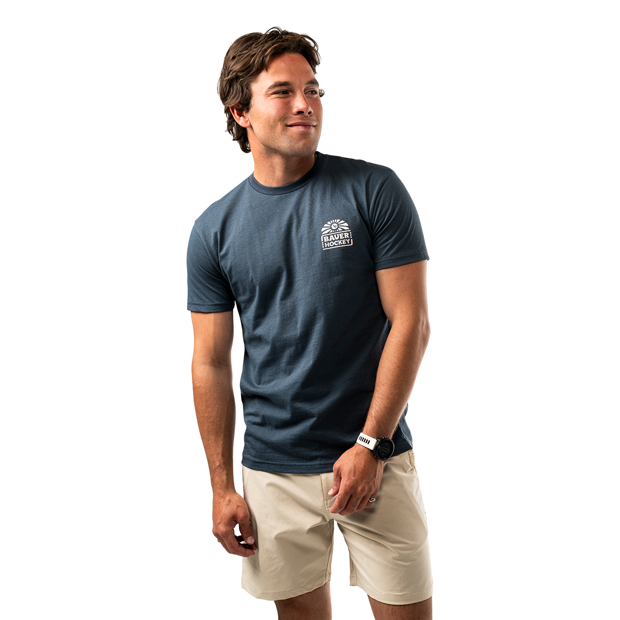 BAUER BADLANDS GRAPHIC TEE SENIOR