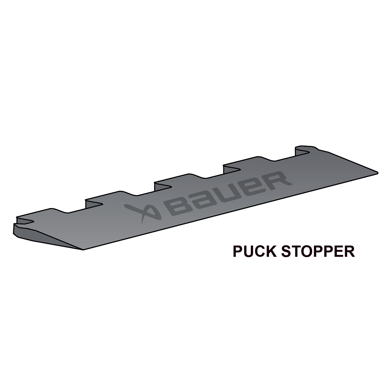 BAUER SYNTHETIC ICE TILE SINGLE SIDE EDGE PUCKSTOPPER
